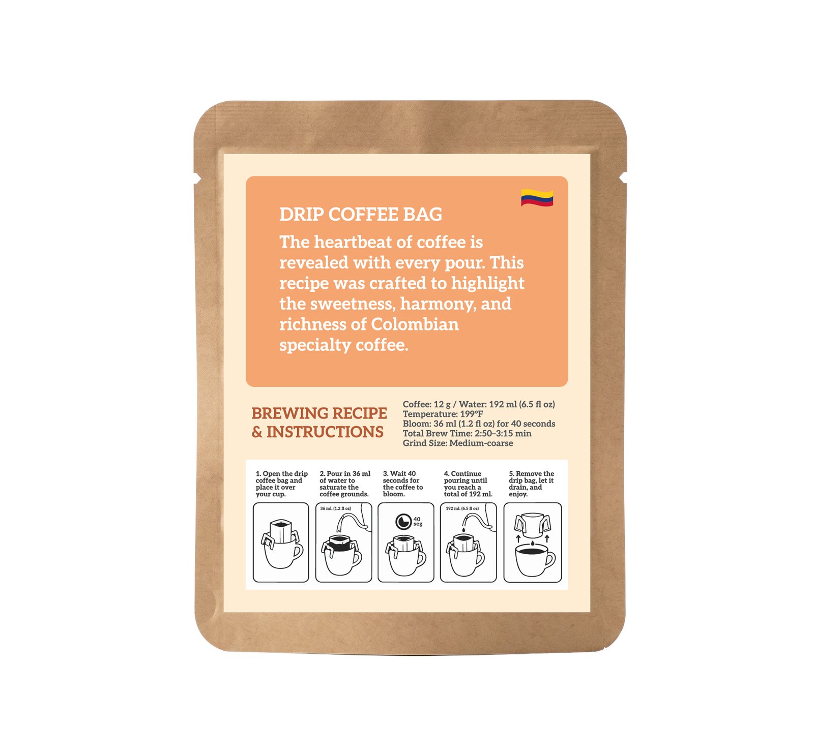 Specialty Drip Coffee - Signature (12g) - Imagen 2