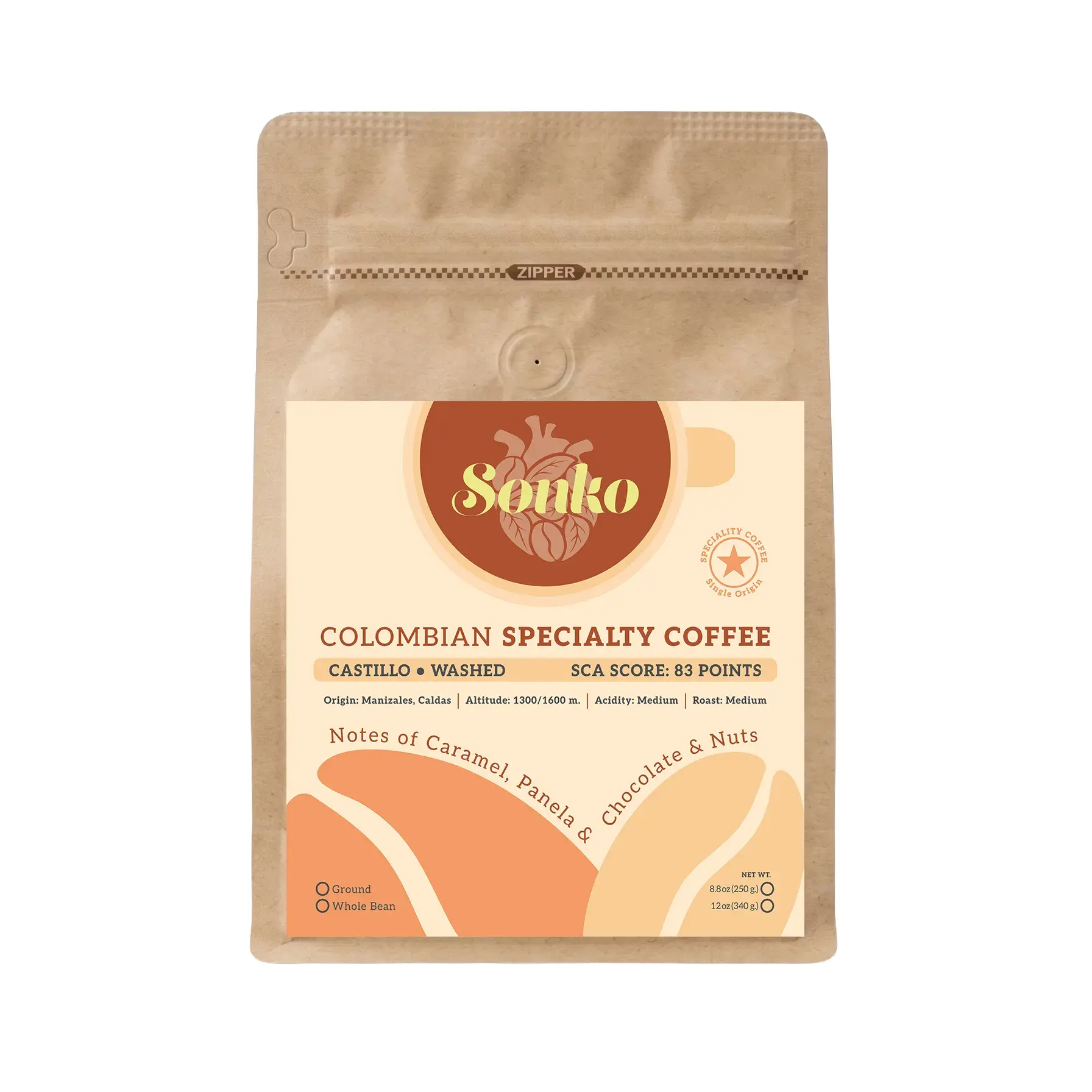 Colombian Specialty Coffee - Castillo Washed
